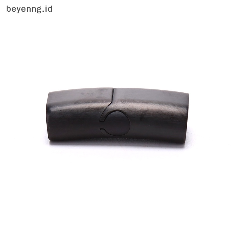 Beyen Lubang Gesper Magnetik Stainless Steel Untuk Perhiasan Gelang Gesper Tali Kulit DIY ID