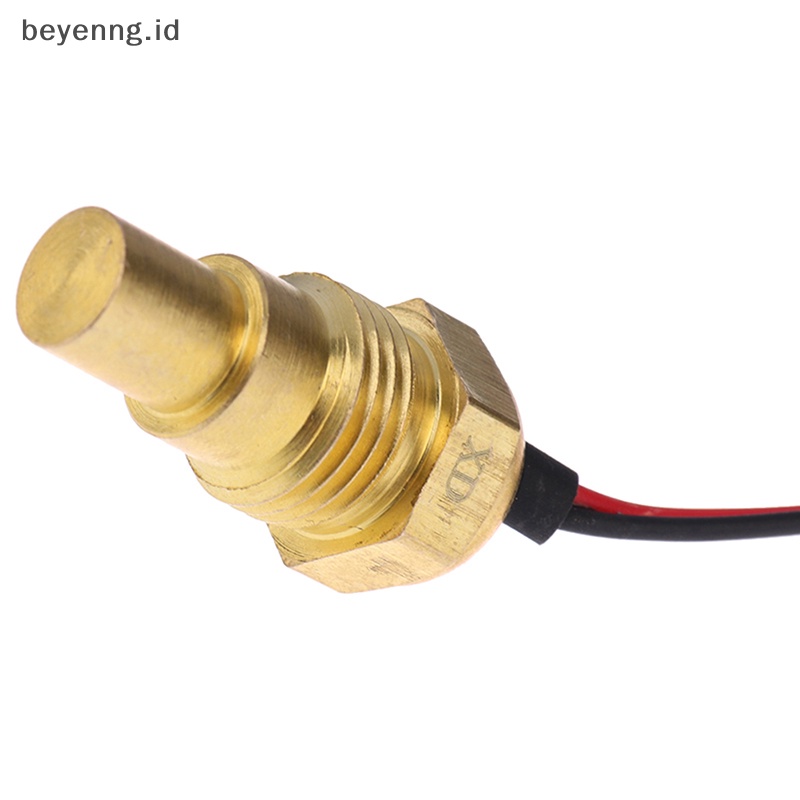 Beyen 12V/24V Mobil Truk Digital Sensor Suhu Air 50K Head Plug 10.14.16/21MM ID