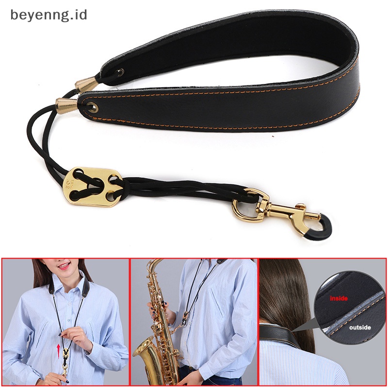 Beyen Saxophone Strap Halter Neck Clarinet Dewasa Anak Alto Tenor Lanyard Sling ID