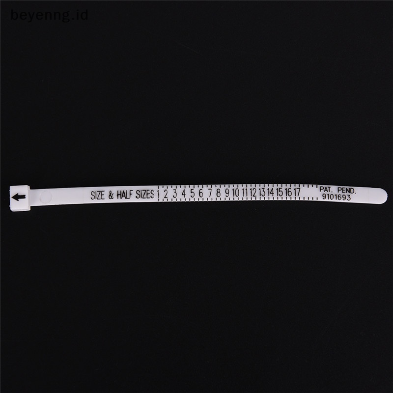 Beyen UK US Ring Sizer Measure Finger Gauge Untuk Cincin Kawin Band Cincin Tunangan New ID