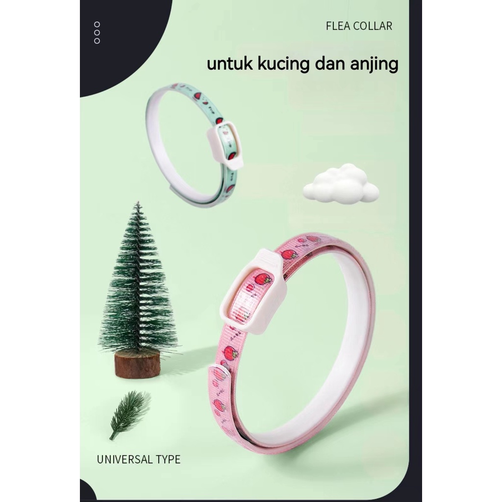 Kalung Anti Kutu Serangga Anjing dan  Kucing/Dog  Cat Flea Tick Collar