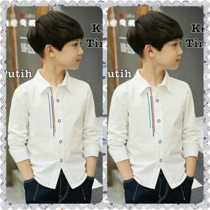 Baju Kemeja Anak Laki Laki Hem Fashion Anak Cowok Kekinian Terbaru Murah Trendy TinTin Kid - 2-4th