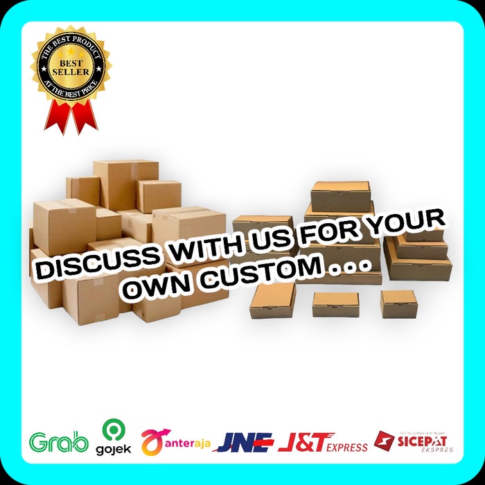 

CUSTOM UKURAN KARDUS BOX KARTON CETAK LOGO GAMBAR PROSES CEPAT MURAH