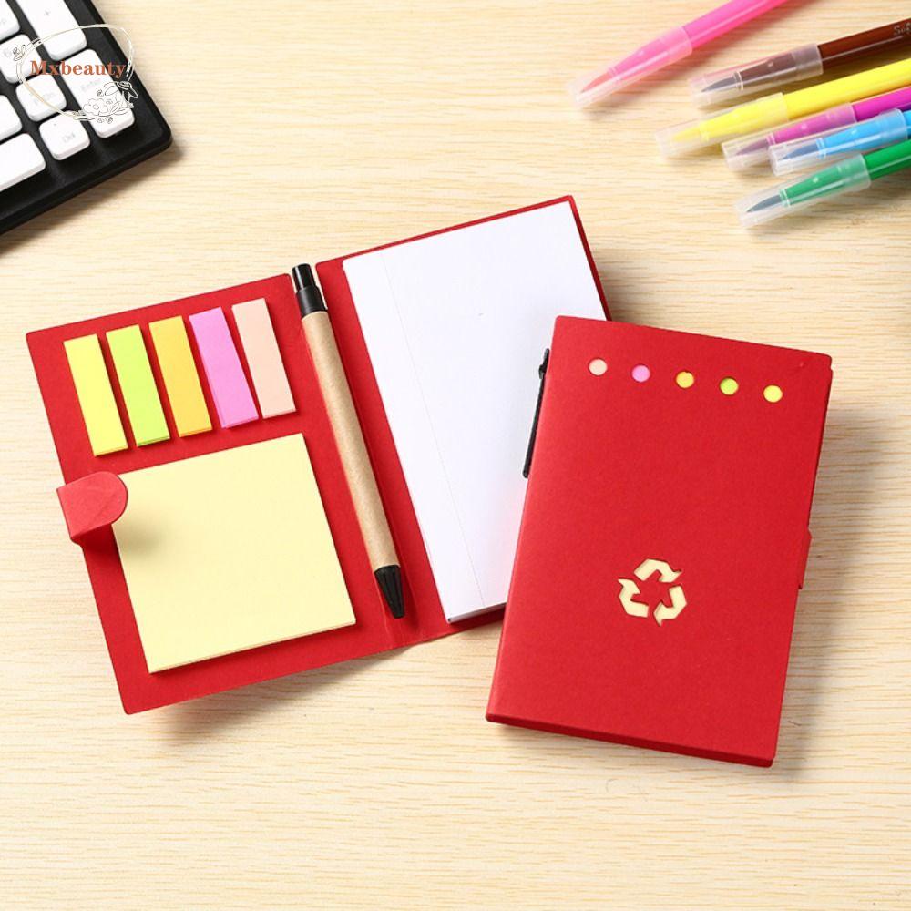 Mxbeauty Sticky Notes Paper Set Kantor Sekolah 3warna N Kali Sticky Keypoints Marker Label Bacaan Diary Planner Stiker Diposting Sticky Notes Label Perekat