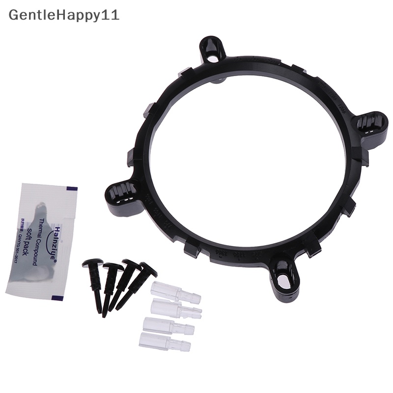 Gentlehappy 4in1 CPU cooler fan bracket heatsink holder base Untuk775 1366 1150 1155 1156 id