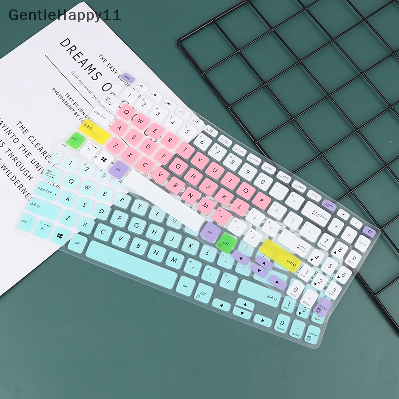 Skin Pelindung Cover Keyboard Notebook Laptop GentleHappy 15.6 inch Untuk Asus S15 S5300U id