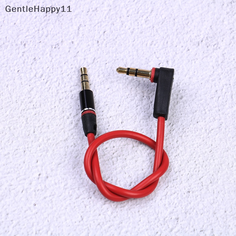 Gentlehappy 3.5mm Pendek 20cm Jack to Jack Kabel Aux Male to Male Kabel Audio Stereo Cord id