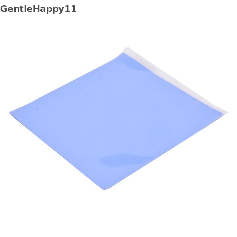 Gentlehappy Blue GPU CPU Heatsink Pendingin Thermal Conductive Silicone Pad100mmx100mmx0.5mm id