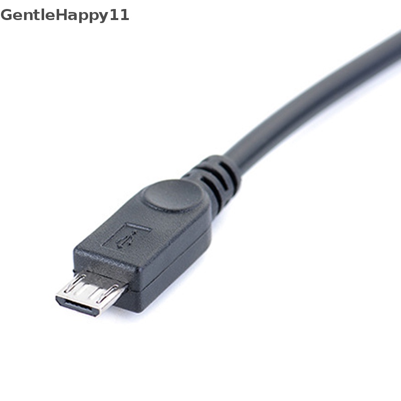 Gentlehappy Adaptor Kabel Konektor OTG USB Type-c Female to Micro USB Male id