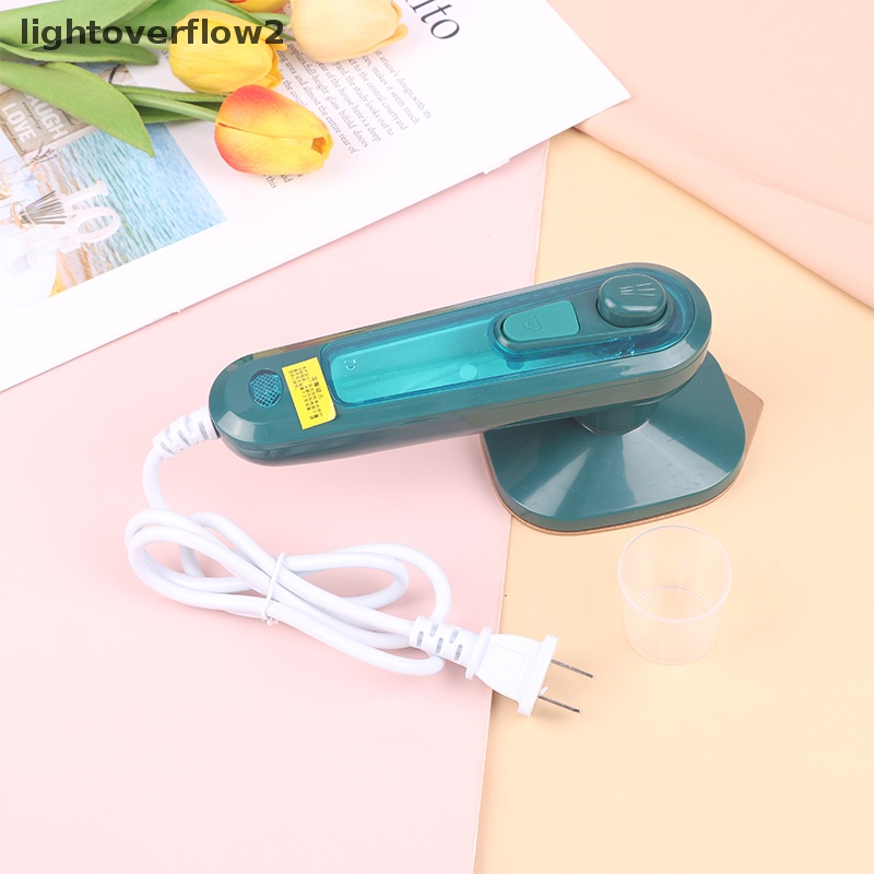 [lightoverflow2] Setrika Uap Portable Mini Basah Kering Mesin Setrika Heat Press Machine Handheld Rumah Kamar Tidur Travel [ID]