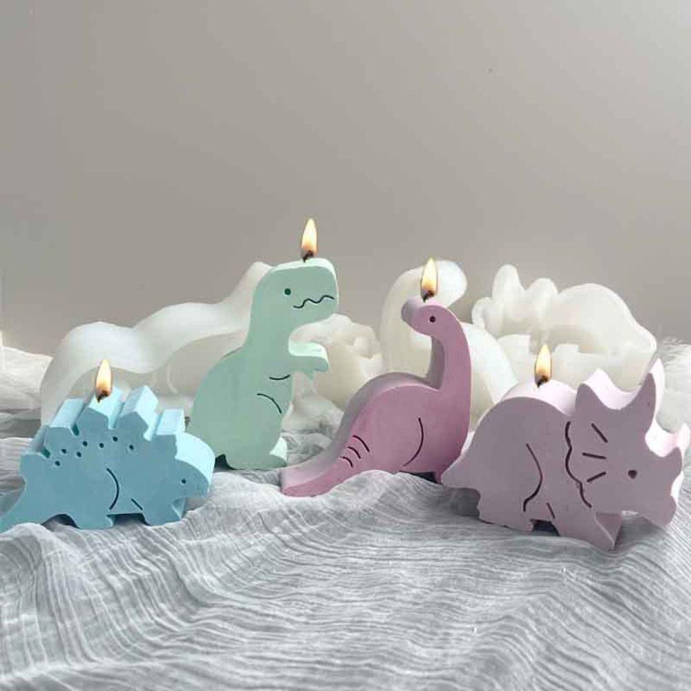 TOP Cetakan Silikon DIY Cetakan Coklat Bentuk Dinosaurus Hewan 3D