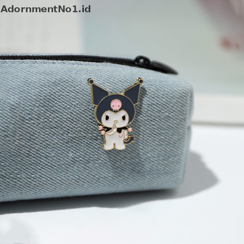 [AdornmentNo1] Bros Kuromi Melody Cinnamoroll Kt Kucing Boneka Mainan Aksesoris Badge Anak Pin [ID]