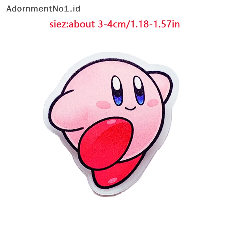 [AdornmentNo1] Kirby Enamel Pin Bros Kartun Lapel Pin Perhiasan Aksesoris Anak Hadiah [ID]