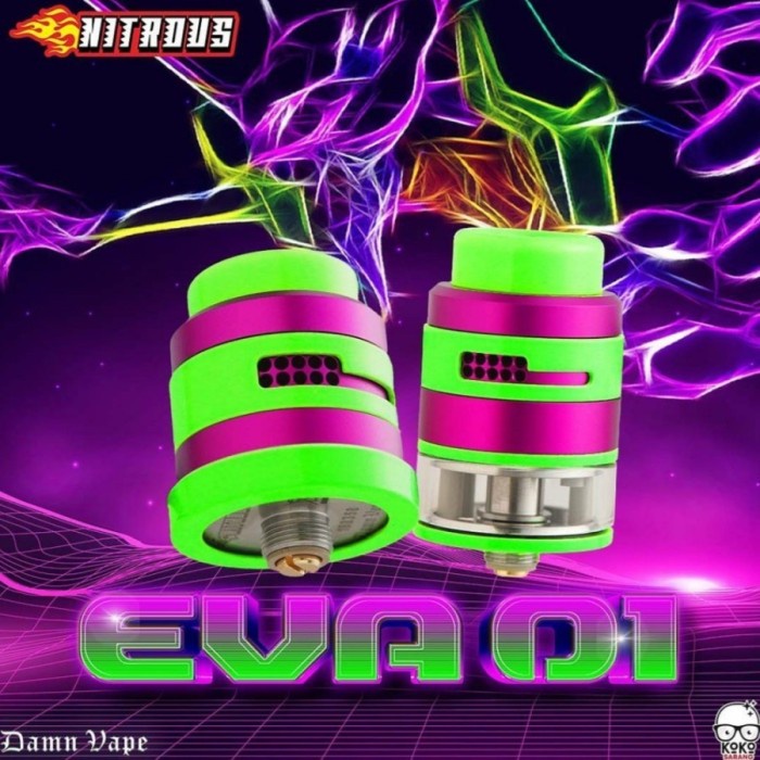 NITROUS RDA 24MM WITH TANK EVA 01 BY KOKO SARANG 100% AUTHENTIC