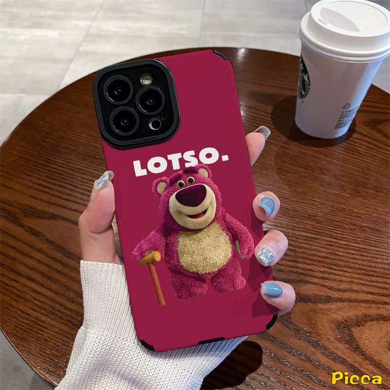 IPHONE Case Mahkota Bearbrick Merek Trendi Kompatibel Untuk Iphone13 14 11 12 Pro Max 7Plus X XR 78 Plus XS Max Tekstur Mewah Kulit Kartun Lucu Beruang Kekerasan Soft Cover