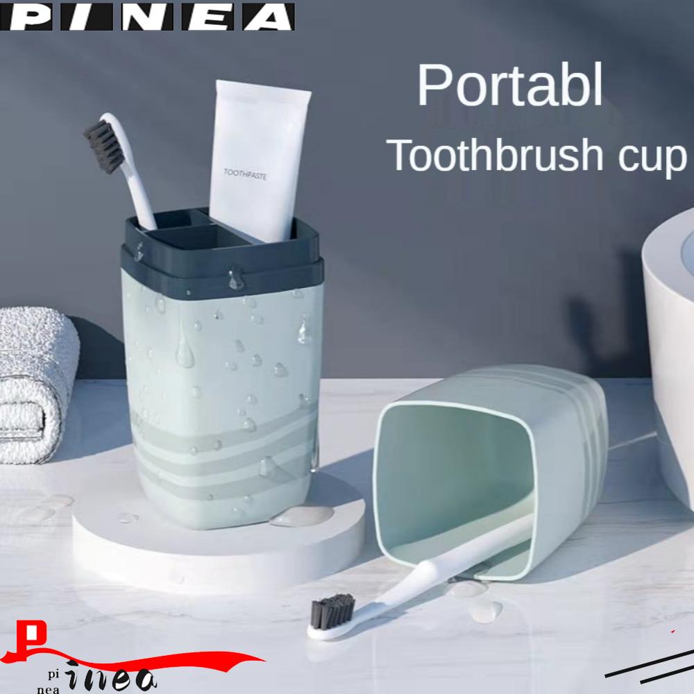 Gelas Sikat Gigi Nanas Portable Cylinder Toothpaste Mouthwash Cup