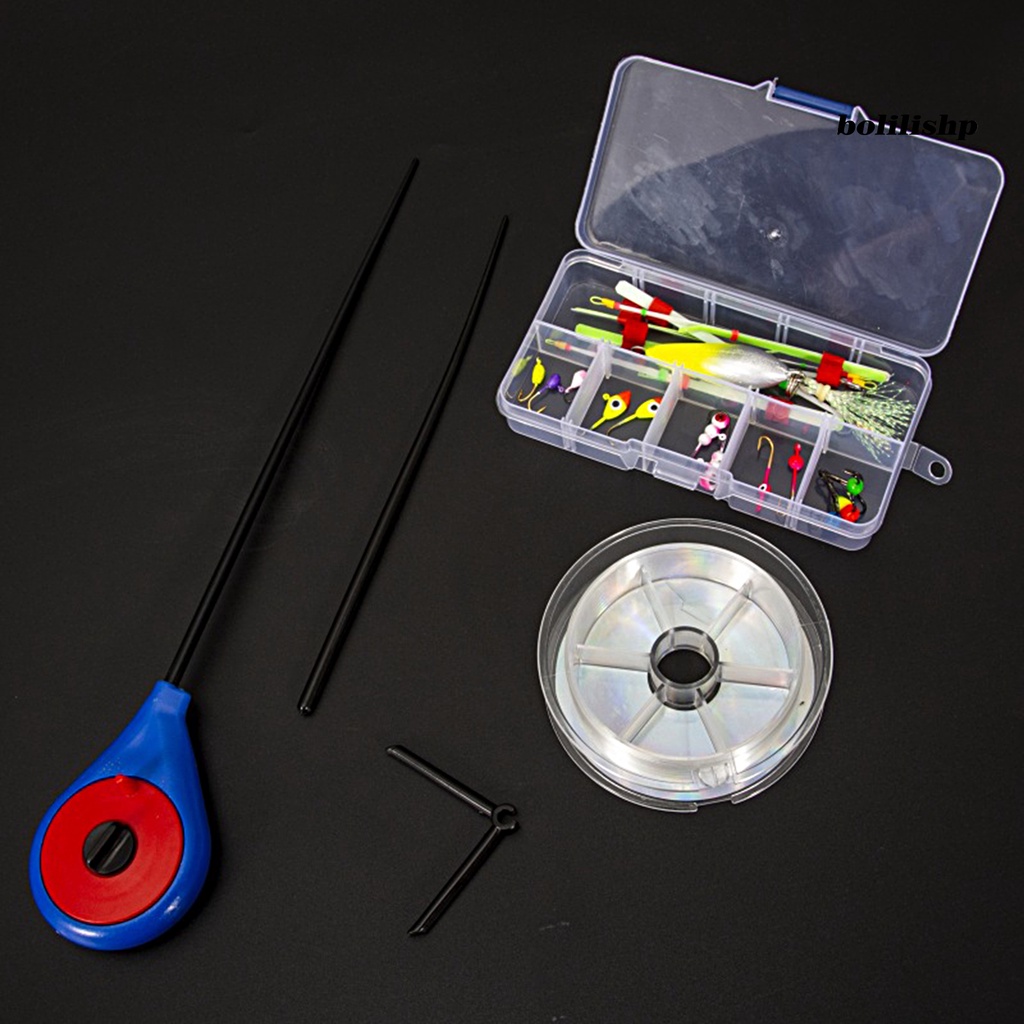 Bo-1 Set Es Pancing Umpan Set Instalasi Mudah Stabilitas Tinggi Kait Tajam Portabel Treble Hooks Angling Umpan Realistis Bentuk Hidup Umpan Pancing Garis Kombinasi Hadiah