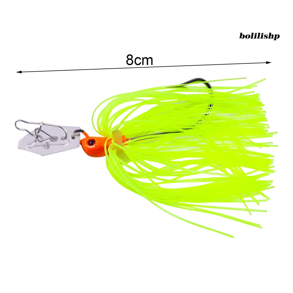 Bo-8cm/10.8g Umpan Pancing Dengan Jenggot Warna Cerah Kait Tajam Kekuatan Tinggi Simulasi Tinggi Fishing Tackle Reusable Wobblers Lures Spinners Sendok Umpan Perlengkapan Memancing