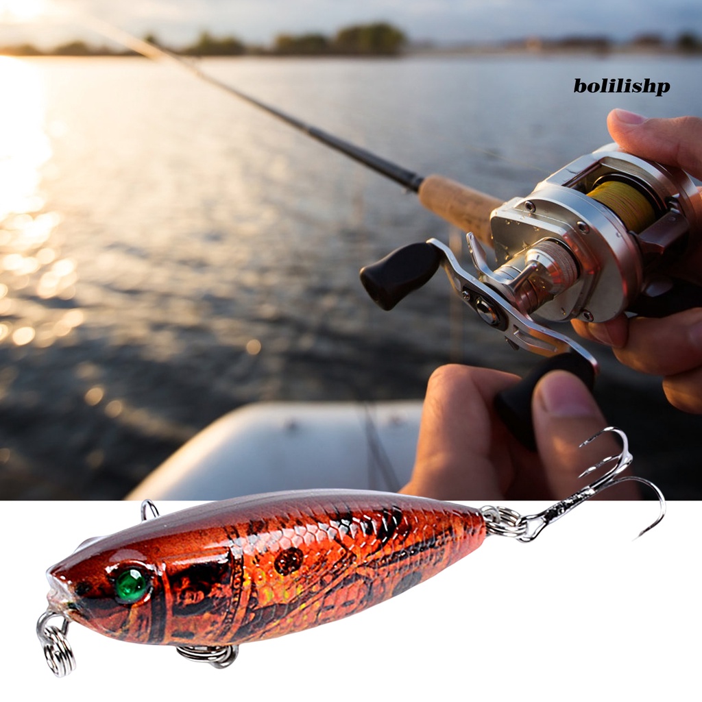 Bo-5.9cm/6.9g Umpan Pancing Realistis Tajam Kait Simulasi Tahan Korosi Warna Cerah Berwarna Gambar Reusable Sea Fishing Topwater Zigzag Pensil Umpan Keras Buatan