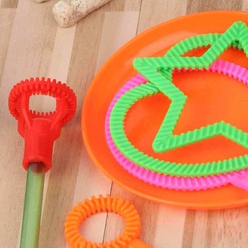 Needway   Bubble Wand Tool Colorful Lucu Banyak Bentuk Magic Big Bubble Summer Favorite Bubble Alat Bubble Blower