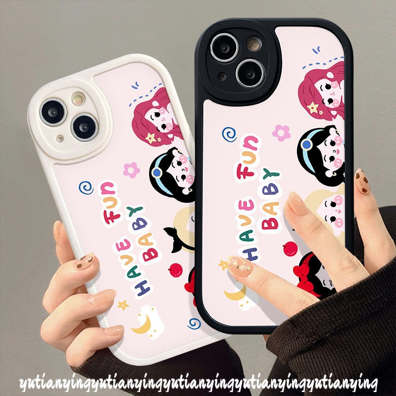 Cute Cartoon Disney Family Princess Casing For Infinix Hot 11s 10s 10T 10 Lite 11 Infinix Note 8 Hot 11 10T 10 10s 11s 9 Play Smart 6 5 Lovely Happy Fun Baby Soft Tpu Cover