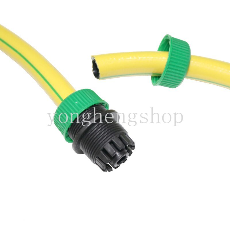 2pcs/set 1per2'Hose Connector Quick Conector Perbaikan Rusak Sambungan Adaptor Selang Bocor Irigasi Air Taman Pipa Extender Konektor Alat Berkebun