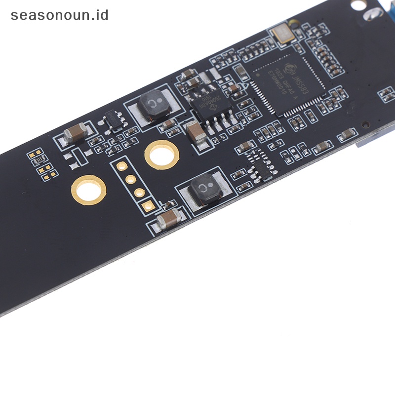 Seasonoun M.2 NVME SSD Ke USB 3.1 Adapter PCI-E Ke USB-A 3.0 SSD Kartu Konverter Internal  .