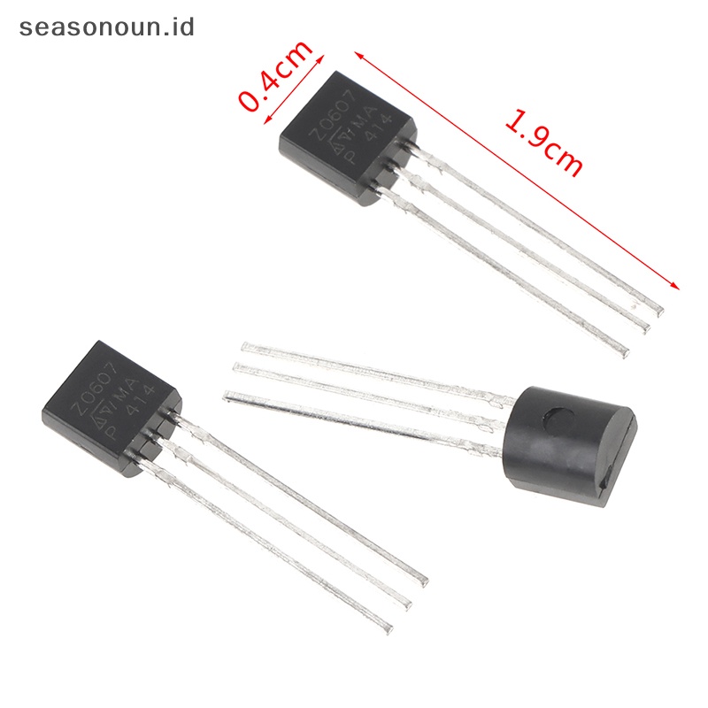 Seasonoun 20pcs Z0607 Z0607MA TO-92 Triac 0.8A 600V Triacs Thyristor 0.8 Amp 600volt.