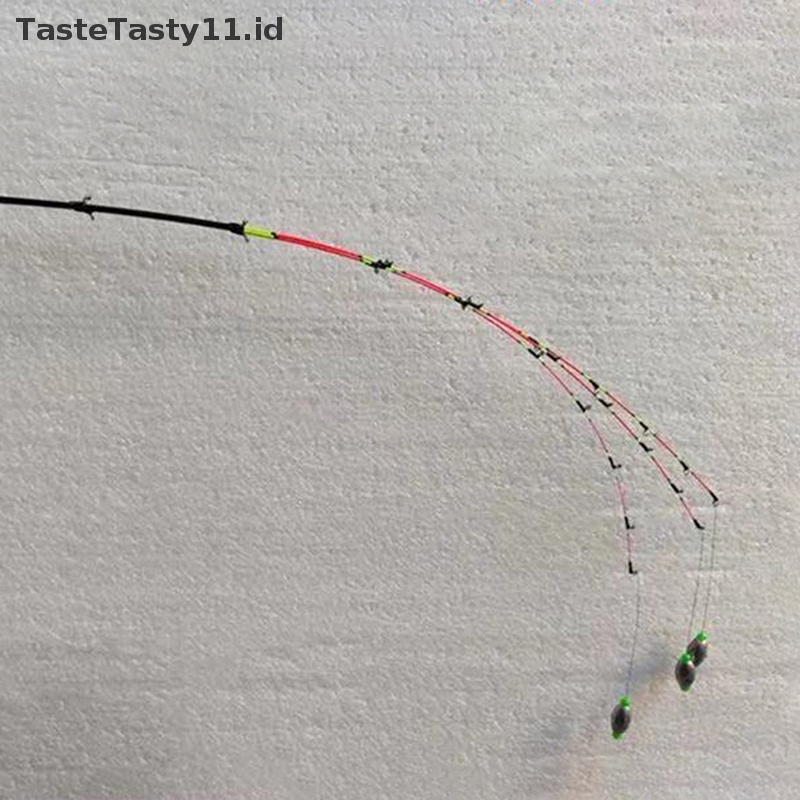 Tastetasty 45cm HalfTitanium Alloy Raft Tip Repair Refit Replacement Night Fishing Fleksibel Rod Tip Fishing Tackle Pole Aksesoris.