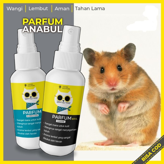 Parfum Kucing Kelinci Hamster Sugar Glider Pelembut Bulu Premium 60ML