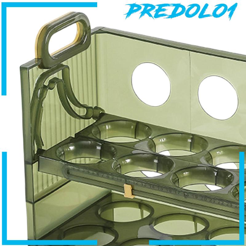 [Predolo1] Wadah Telur Stackable Egg Storage Box Untuk Rak Pintu Kulkas Dapur