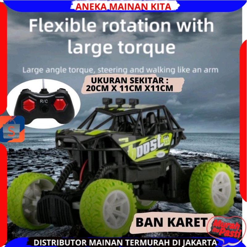 MAINAN ANAK MOBIL REMOTE CONTROL RC MONSTER CHARGE CROSS COUNTRY SKALA 1:20