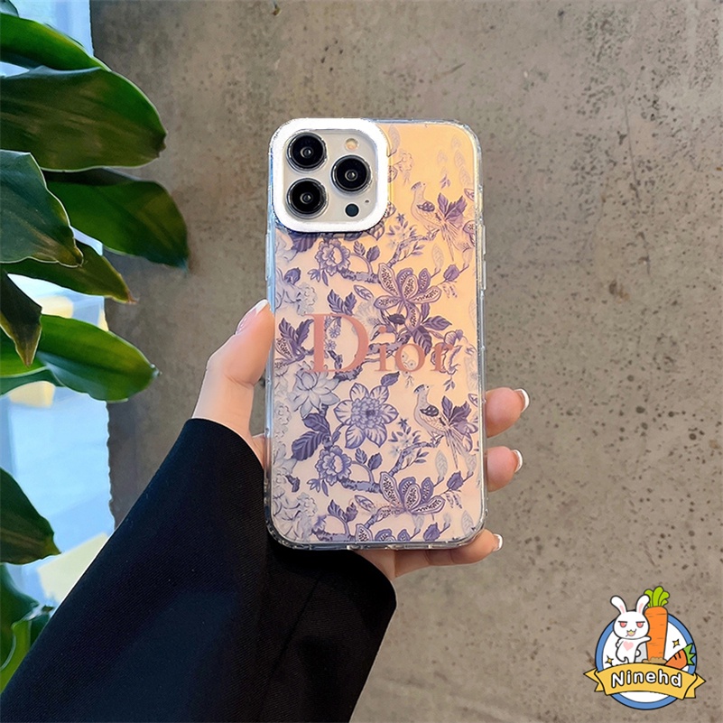 IPHONE Casing Kompatibel Untuk Iphone14 13 12 11 Pro Max X Xr Xs Max8 7 Plus SE 2020 Eropa Amerika Merek Mewah Tren Casing Ponsel Bening Shockproof Silikon Soft Cases Cover Pelindung