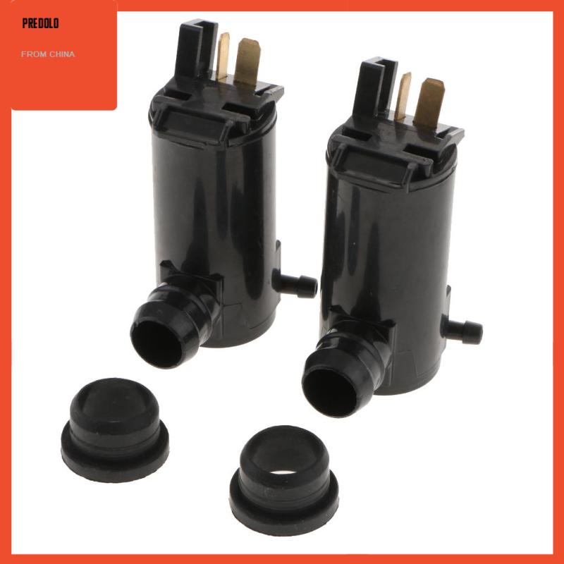 [Predolo] 2pcs Nozzle Pompa Mesin Cuci Kaca Depan Kendaraan Mobil Universal 12V