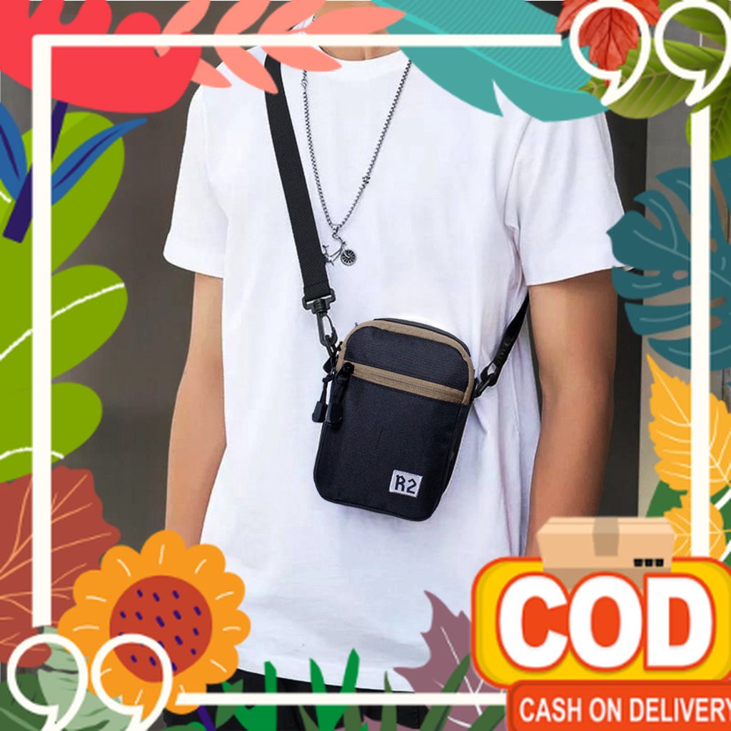 TAS TRENDY KEKINIAN PROMO TERLARIS Tas Leher Selempang HP Gantung  Leher Unisex Pria Wanita Haging/T