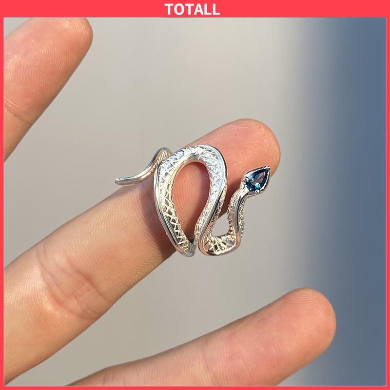 COD Cincin Snake Ornament Punk Gaya Bentuk Untuk Ring Fashion-Totall