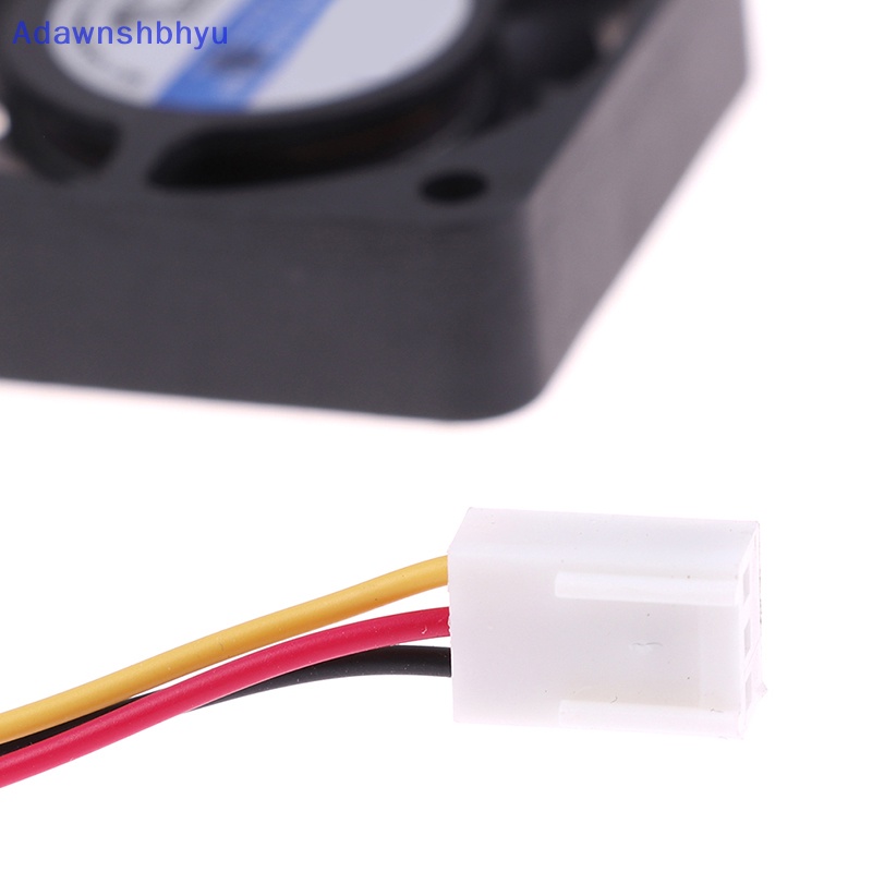 Adhyu 1Pc 401040mm 40 * 40 * 10kipas Pendingin 12V 0.8W 0.06A 3Pin Pendingin Heatsink Mini Fan ID