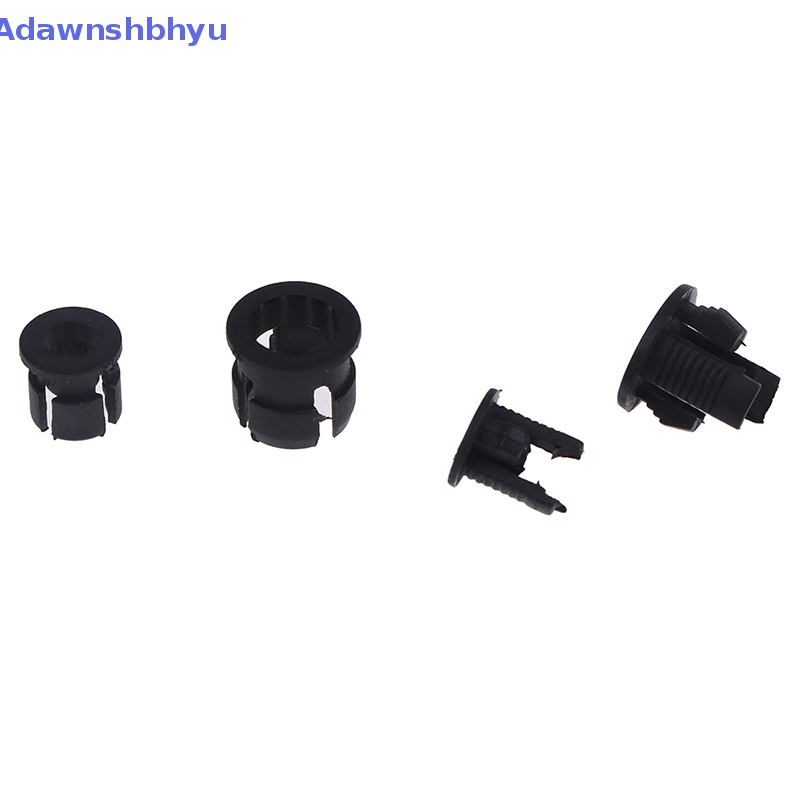 Adhyu 50Pcs Klip Holder LED Plastik 3mm/5mm-Bezels Mounts Cases Rumah Hitam ID