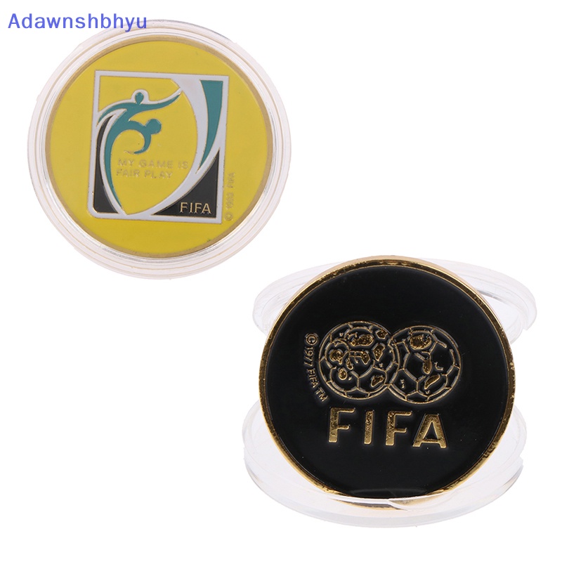 Adhyu Metal Soccer Champion Pick Edge Finder Coin Gelang Kaki Olahraga Tenis Wasit Koin Samping ID