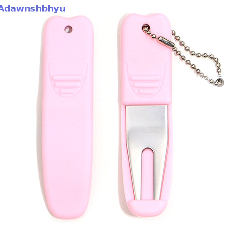 Adhyu Golf Mark Dengan Penutup Silikon Cincin Gantung Reusable Stainless Steel Alat Golf ID