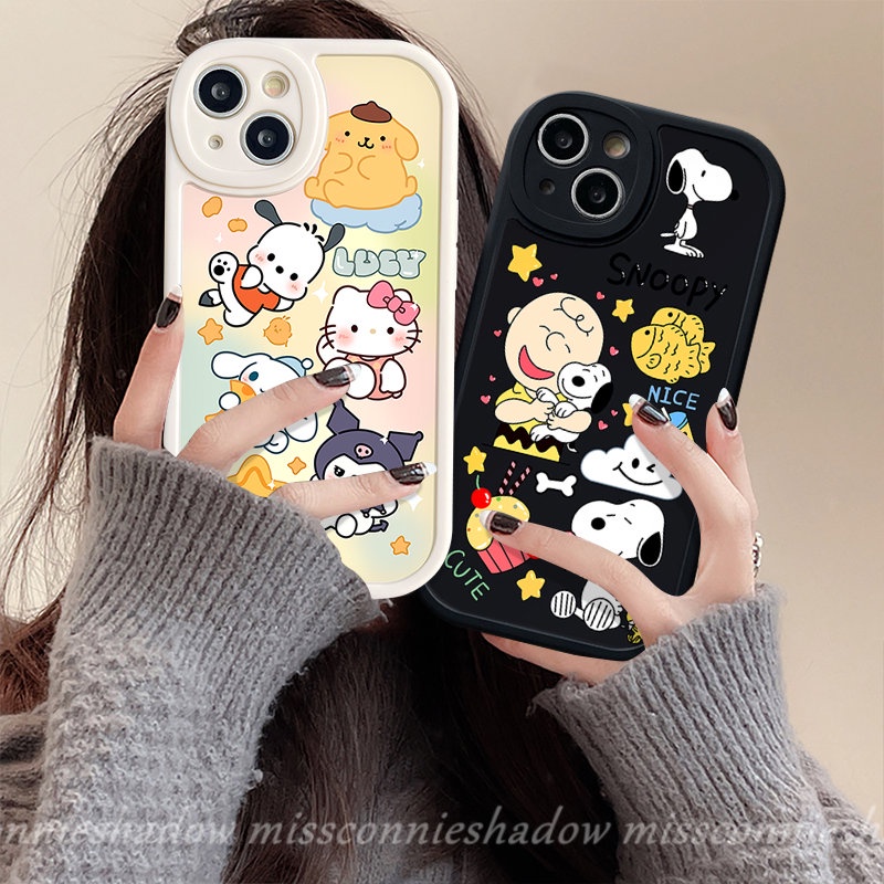 Casing Snoopy Kartun Lucu Hello Kitty Shockproof Untuk Vivo Y36 Y16 Y11 Y30 Y33s Y35 Y51 Y15 Y22 Y22s Y12i Y12 Y91C Y20 Y21s Y20i Y20s Y17 Y91 Y15A Y31 Y21 V25E V23 V23E Y15s Y02 V25