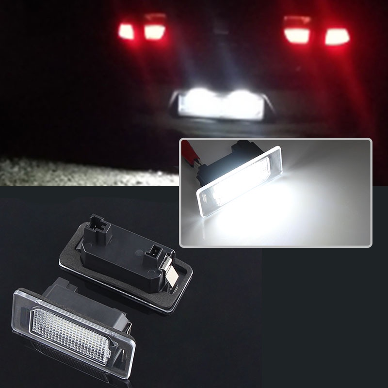 2pcs Cocok Untuk Lampu Plat Nomor LED AUDI A5/S5/RS5 (Tidak Termasuk Cabriolet Dan Avant)/A7/S7/RS7/Q5/SQ5/TT 24SMD