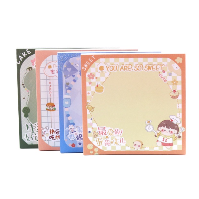 

J2 - Sticky notes girl heart cute memo note korean style