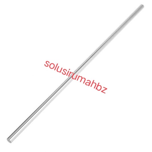 per10cm as ss 8mm stainless steel 8 mm potongan panjang rod bulat od - kualitas 201