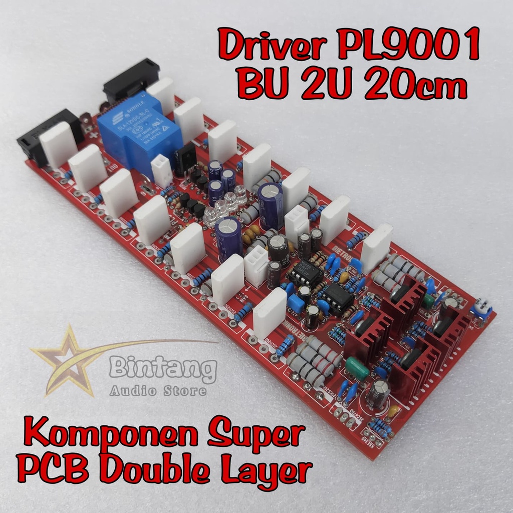 Kit Driver Power PL9001 / PL 9001 Built Up 2U 20 CM PCB Dobel Layer