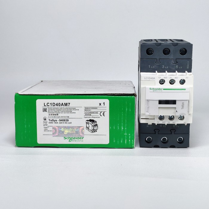 Contactor Kontaktor LC1D40AM7