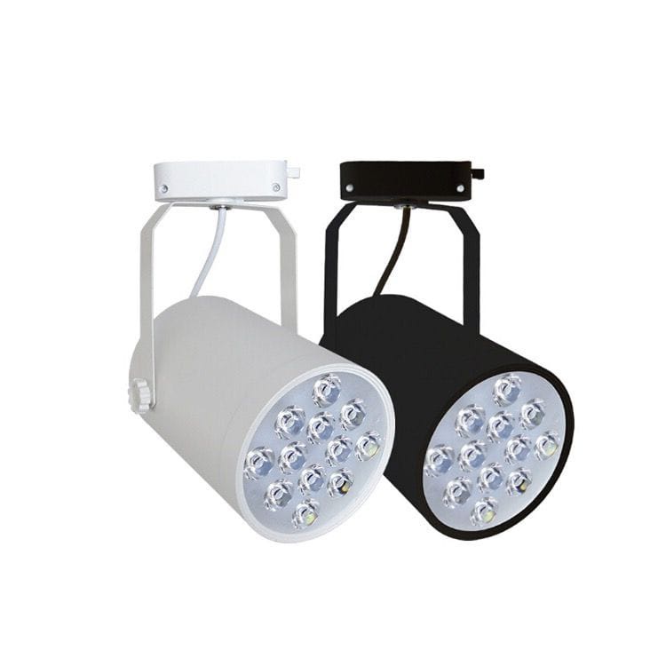 Lampu SpotLight Rail LED 7W 12W  Lampu Sorot Track Rell Rel Spotlight Hitam Putih