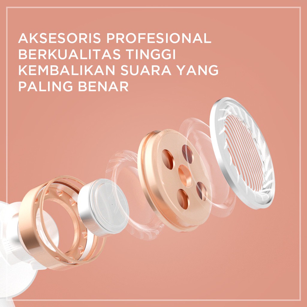 Miniso Earphone in Ear Earbuds Silikon Kabel Noise Cancelling Awet Headset Universal,Kemasan Baru Dan Lama Dikirim Secara Acak