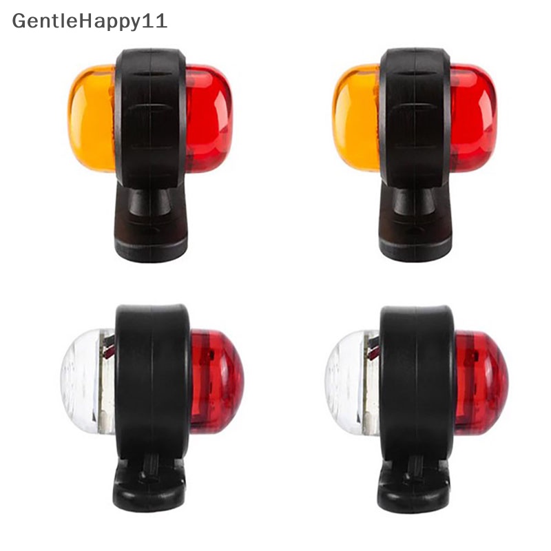 Gentlehappy 2PCS Lampu Truk Trailer LED Penanda Samping Lorry Clearance Lamps Lampu Parkir id