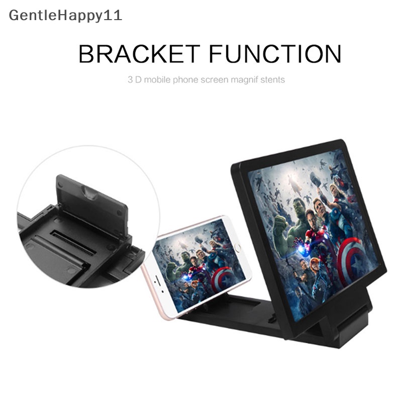 Gentlehappy 3D Enlarged Screen Mobile Phone Amplifier Magnifier Holder Handphone  Id